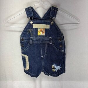 Adorable Denim‎ Kids Overalls with Embroidery